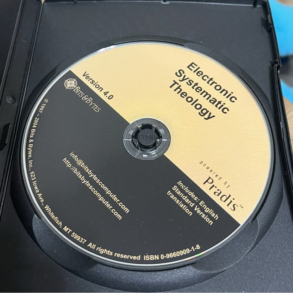 Systematic Theology: An Introduction To Biblical Doctrine by Wayne Grudem CD ROM